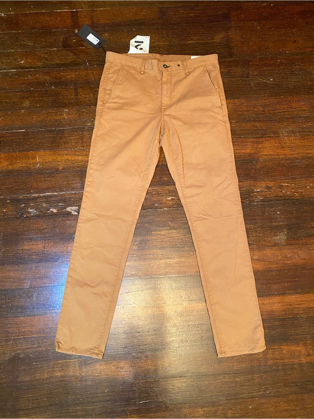 NWT Size 32 Rag & Bone Men's Tan Fit 2 Classic Chino Pants True Khaki